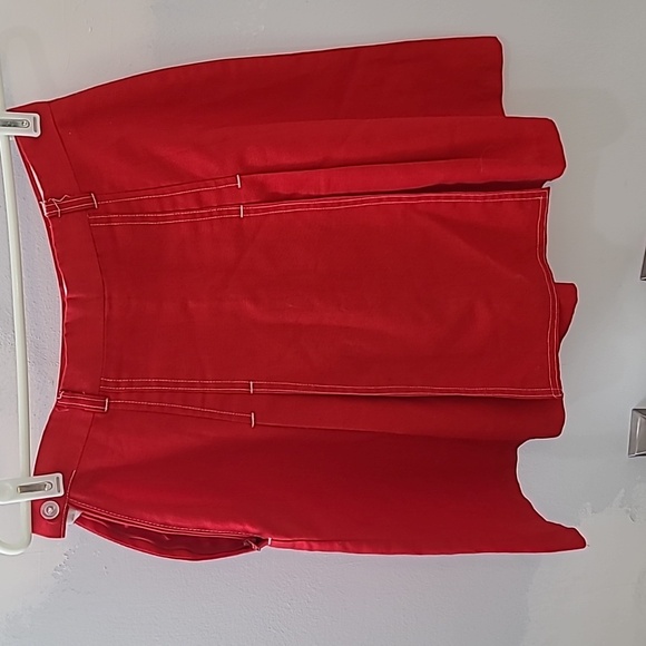 70s vintage red skort - Picture 2 of 7